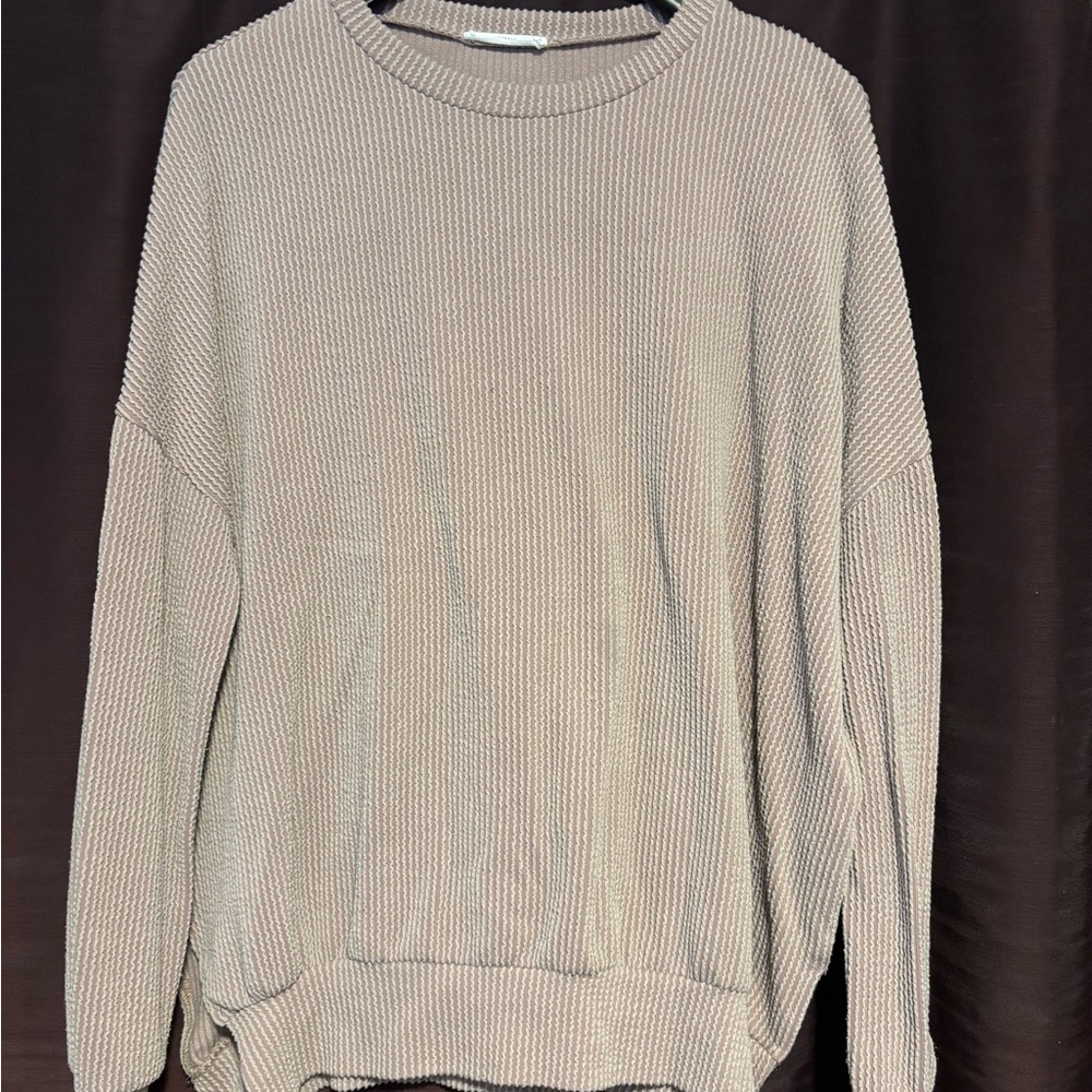 Women's Classic Crewneck Sweater - Beige